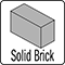 solid brick